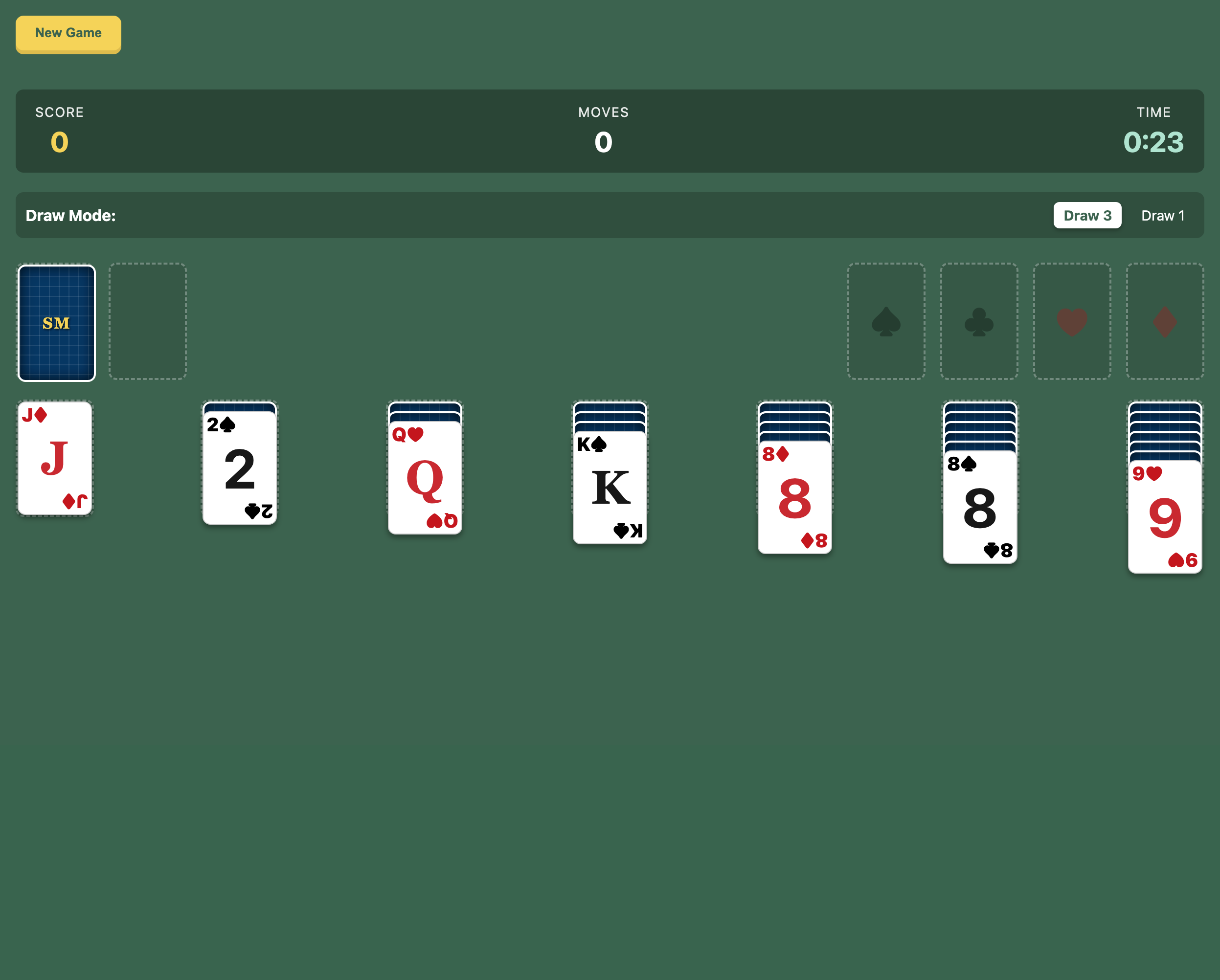 Solitaire Screenshot